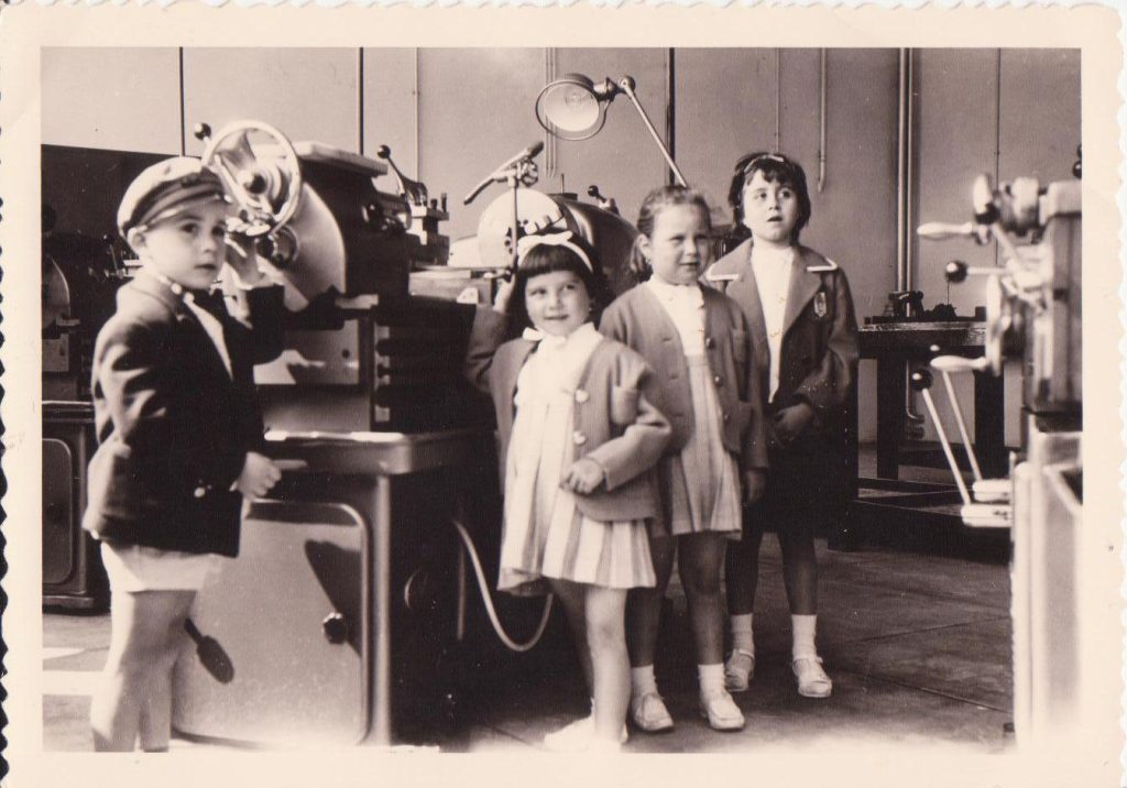 Atelier en 1961 - Photo Claudine DELILLE