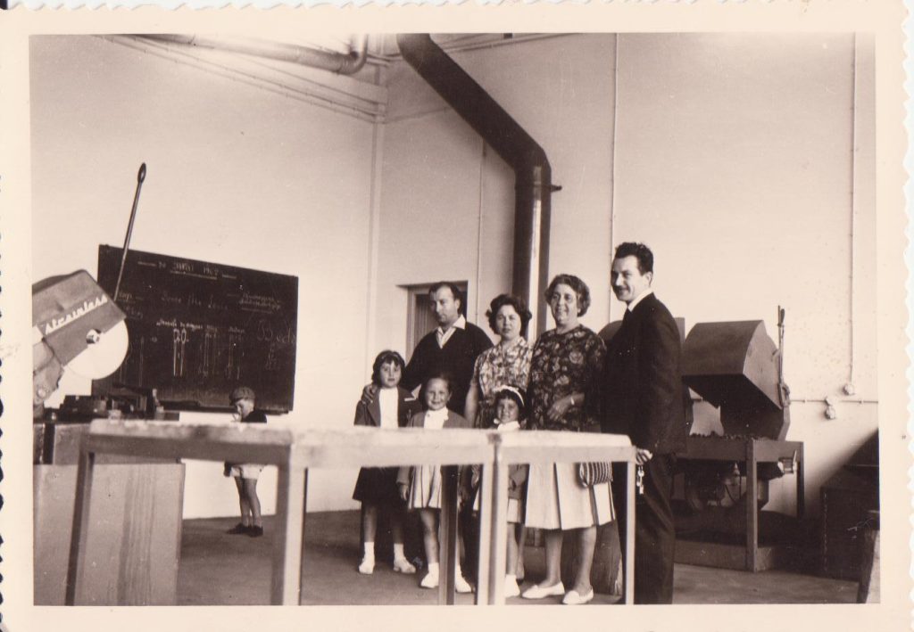 Atelier en 1961 - Photo Claudine DELILLE