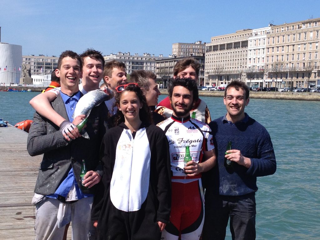 L'équipe des cyclistes