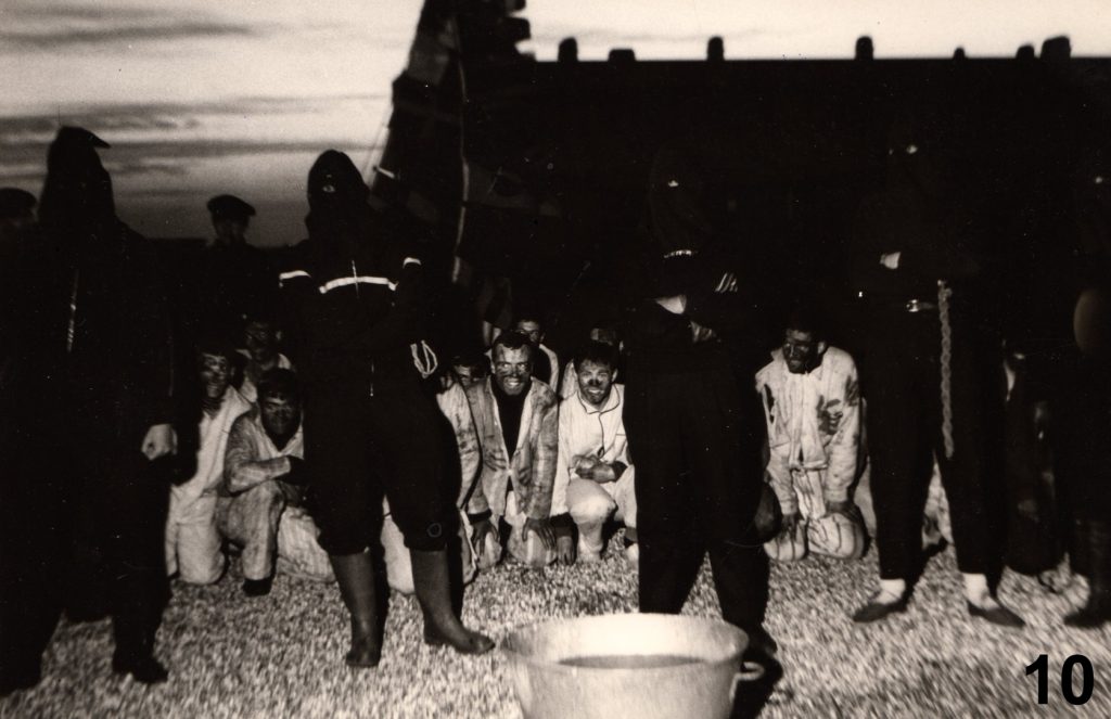 Baptême à l'eau de mer